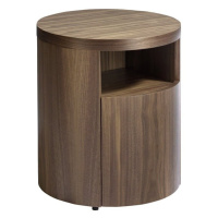 Estila Moderní noční stolek Vita Naturale ze dřeva hnědý 48cm