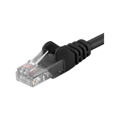 Patch kabel UTP Cat.6, 10m - černý