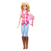 Mattel barbie jezdkyně malibu, hxj38