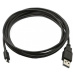 PremiumCord Kabel USB 3.1 konektor C/male - USB 3.0 A/male, černý, 1m