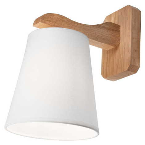 Dřevěná nástěnná lampa LAMKUR Oak