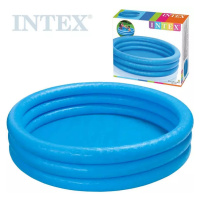 INTEX Bazén kulatý Crystal 168x40cm nafukovací modrý 3 komory