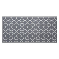 Venkovní šedý oboustranný koberec 90x180 cm SURAT, 122756