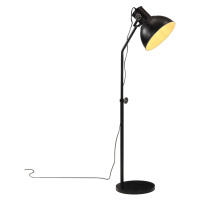 vidaXL Stojací lampa 25 W černá 30 x 30 x 90–150 cm E27