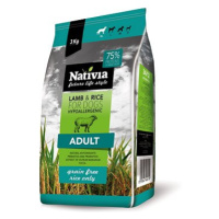 Nativia Adult lamb & rice 3 kg