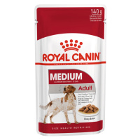 Royal Canin Medium Adult - vlhké krmivo v omáčce pro dospělé psy středních plemen 10 x 140 g