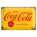 Plechová cedule Coca-Cola - Logo Yellow, 30 × 20 cm