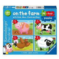 Ravensburger  Moje první puzzle Na farmě 2/3/4/5 dílků