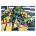 Obrazová reprodukce Bavarian Landscape with a Church, Wassily Kandinsky, 40 × 30 cm