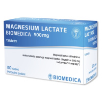 BIOMEDICA Magnesium lactate 500mg 100x500 mg tablet