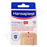 Hansaplast Flexible XL elast.náplast 5x7.2cm 10ks