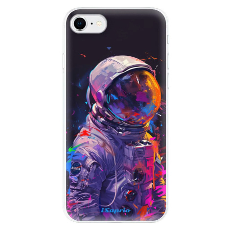 iSaprio Neon Astronaut - iPhone SE 2020 / SE 2020