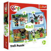 Puzzle Bing Roční období 4v1 (12,15,20,24 dílků)