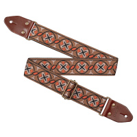 Cascha CGS-JW3 Guitar Strap Jacquard - Cross