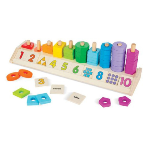 Dřevěné počítání - tvary a čísla Melissa & Doug