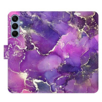 iSaprio Flip pouzdro Purple Marble pro Samsung Galaxy A25 5G