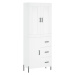 vidaXL Skříň highboard bílá 69,5 x 34 x 180 cm kompozitní dřevo