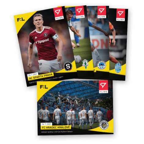 Fotbalové karty Fortuna Liga 2021-22 - Live Set 1. kola (5 karet) Sportzoo