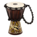 Meinl HDJ6-XXS African Style Mini Djembe 4 1/2" x 8" Dark Serpent Design