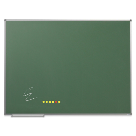 eurokraft basic Křídová tabule, zelená barva tabule, š x v 1200 x 900 mm