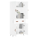 vidaXL Skříň highboard bílá 69,5 x 34 x 180 cm kompozitní dřevo