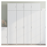 vidaXL Skříň highboard bílá 80 x 42,5 x 185 cm kompozitní dřevo