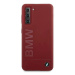 BMW BMHCS21SSLBLRE hard silikonové pouzdro Samsung Galaxy S21 5G red Silicone Signature