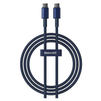 Kabel Baseus Tungsten Glod USB-C to USB-C cable, 100W, 1m (blue)