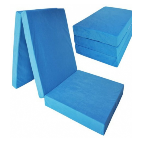 Skládací matrace modrá