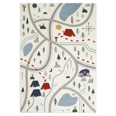 Dětský koberec Nattiot Little Camper, 123 x 180 cm