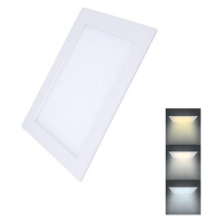 Solight LED mini panel CCT, podhledový, 12W, 900lm, 3000K, 4000K, 6000K, čtvercový