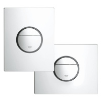 WC ovládací tlačíko pro 2-činné splachování Grohe Nova Cosmopolitan / 15,6 x 19,7 cm / start/sto