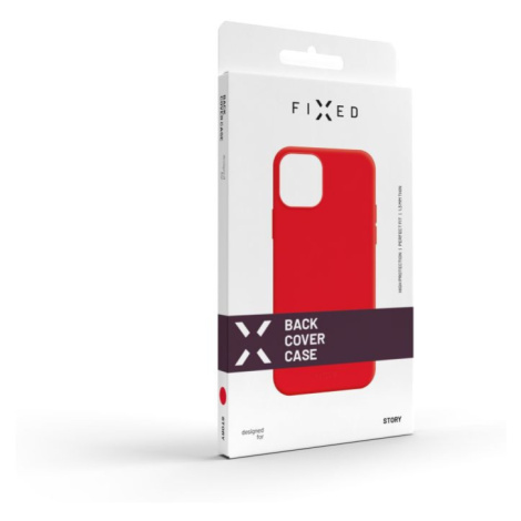 Zadní kryt FIXED Story pro Apple iPhone 15 Pro Max, červená
