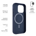 FIXED MagLeather kožený kryt s MagSafe Apple iPhone 14 Pro modrý