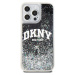 DKNY Liquid Glitter Arch Logo kryt iPhone 14 Pro Max černý