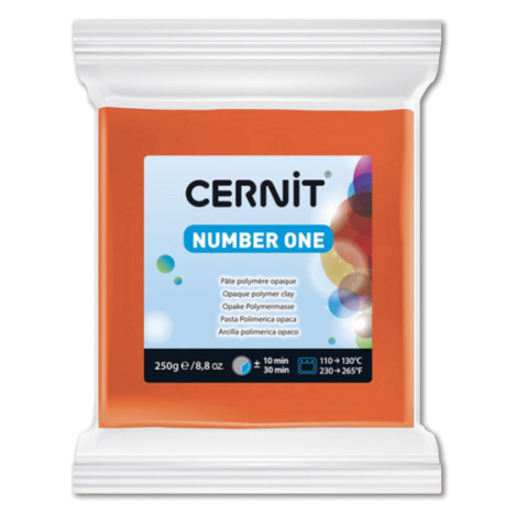CERNIT Modelovací hmota 250 g - oranžová
