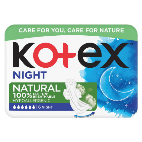 KOTEX® natural Night 6 ks