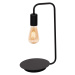 Luminex Stolní lampa BRENDA 1xE27/60W/230V černá