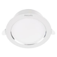 Philips DIAMOND podhledové LED svítidlo 1x4,5W 400lm 3000K IP20 9,5cm kulaté, bílé