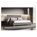 Čalouněná postel Sven 180x200, šedá, bez matrace