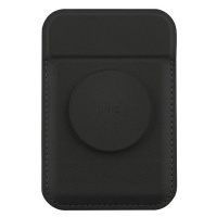Peněženka UNIQ Flixa magnetic card wallet with stand black MagSafe (UNIQ-FLIXA-JETBLACK)