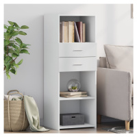 vidaXL Skříň highboard bílá 45 x 42,5 x 124 cm kompozitní dřevo