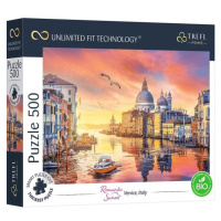 Trefl Prime puzzle 500 UFT - Romantický západ slunce: Benátky, Itálie