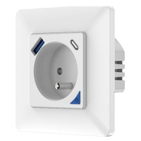 MOES Smart Wall Socket, Wi-Fi, +USB