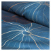 Povlečení ASUAN II. modrá, 100% saténová bavlna 1x 200x220 cm, 2x povlak 70x80 cm francouzské po