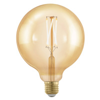 EGLO LED žárovka globe E27 G125 4W 1700K filament zlatá