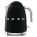 Smeg KLF03BLEU rychlovarná konvice, 1, 7 l, (7 šálků), 2400 W, styl 50. let, černá