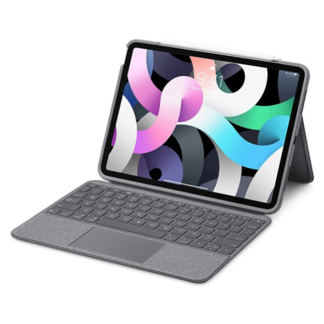 Logitech Folio Touch pouzdro s CZ klávesnicí a trackpadem iPad Air 11" (M2/M3/5.gen/4.gen) šedé