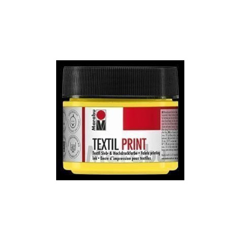 Marabu textilní barva na sítotisk a linoryt/žlutá 100 ml