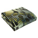 Luxusní deka z mikrovlákna EVA 06 černá/zlatá 150x200 cm Mybesthome